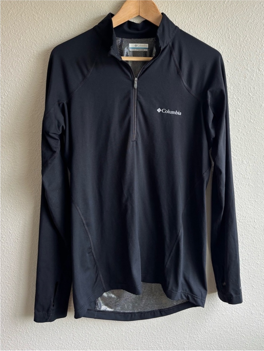 Columbia Omni Heat Black Men's Half-Zip Pullover